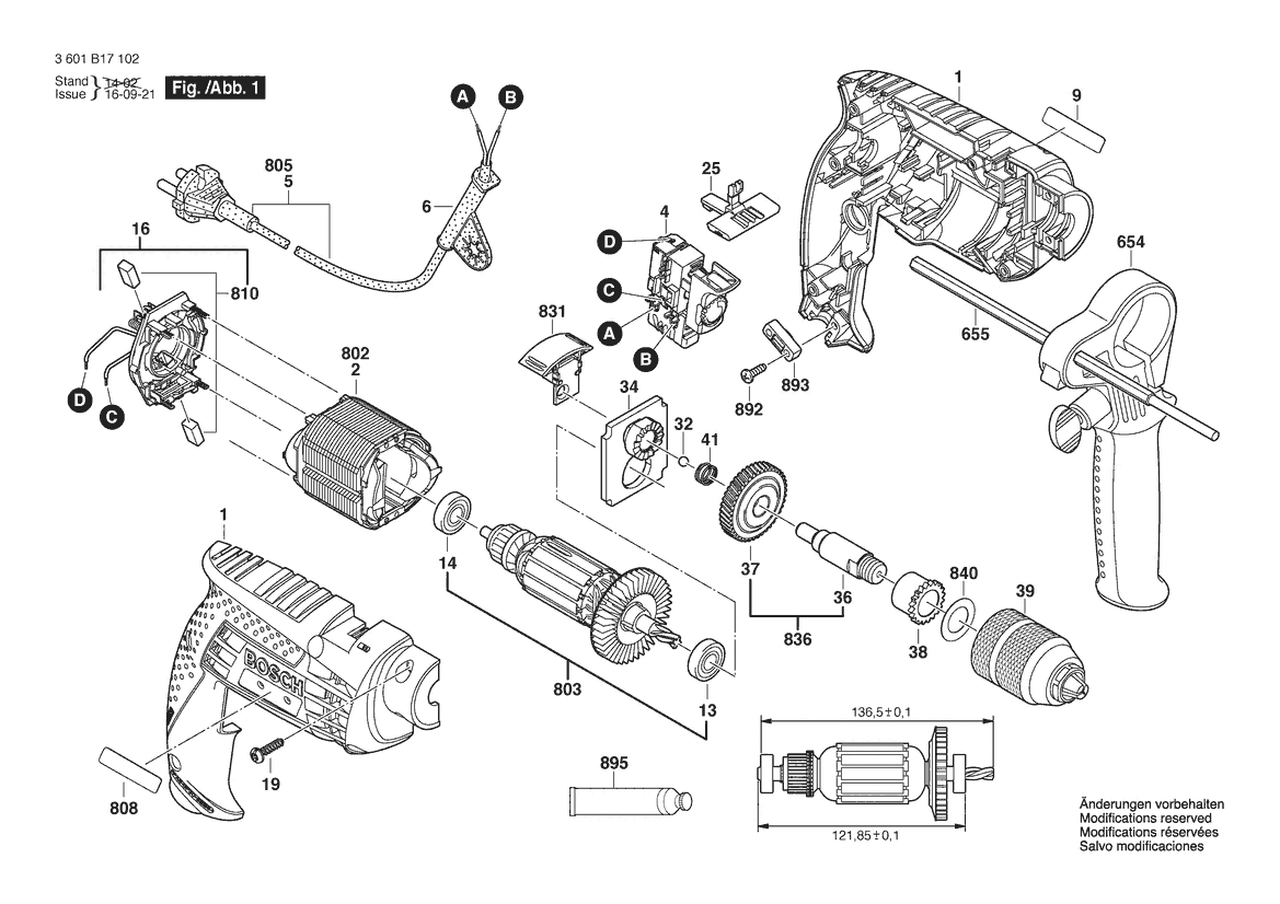 Gsb 13 Re 3 601 B17 107 Bosch Professional Elektromos Keziszerszamok