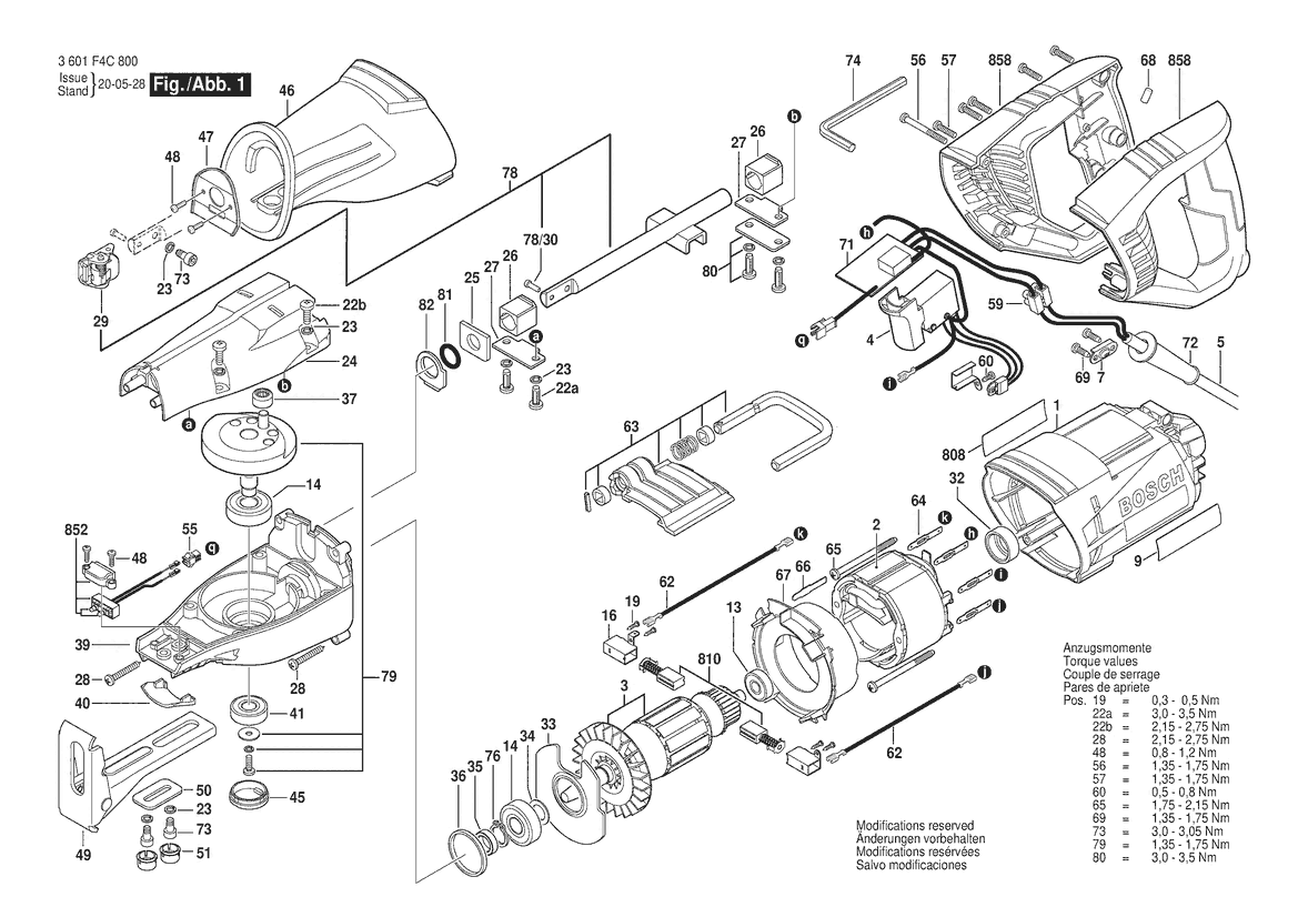 Scie sabre BOSCH pro GSA 1100 E 1100 W