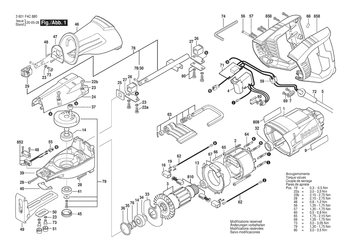 Sierra Sable Eléctrica Gsa 1100 E Bosch Profesional