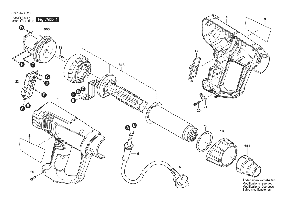 Image of Grommet for Bosch GHG 180