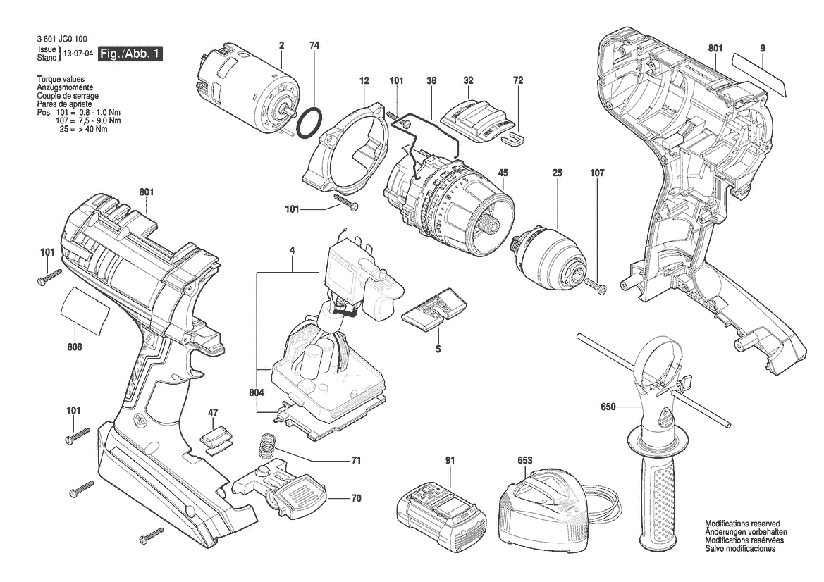 BOSCH Perceuse visseuse 36V - GSR36VE-2-LI - 06019C0100