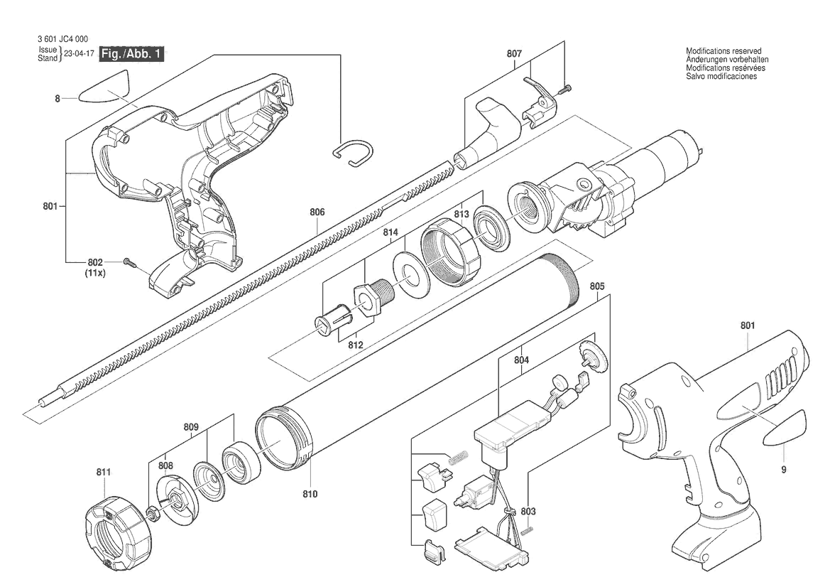 Dewalt 20v caulking gun parts online