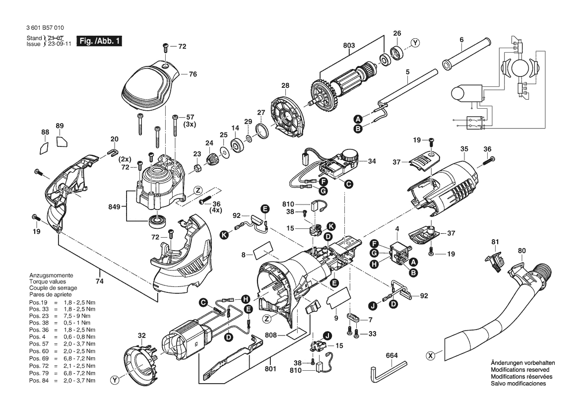 GET 65-5 - 3 601 B57 010 | Bosch Professional power tools