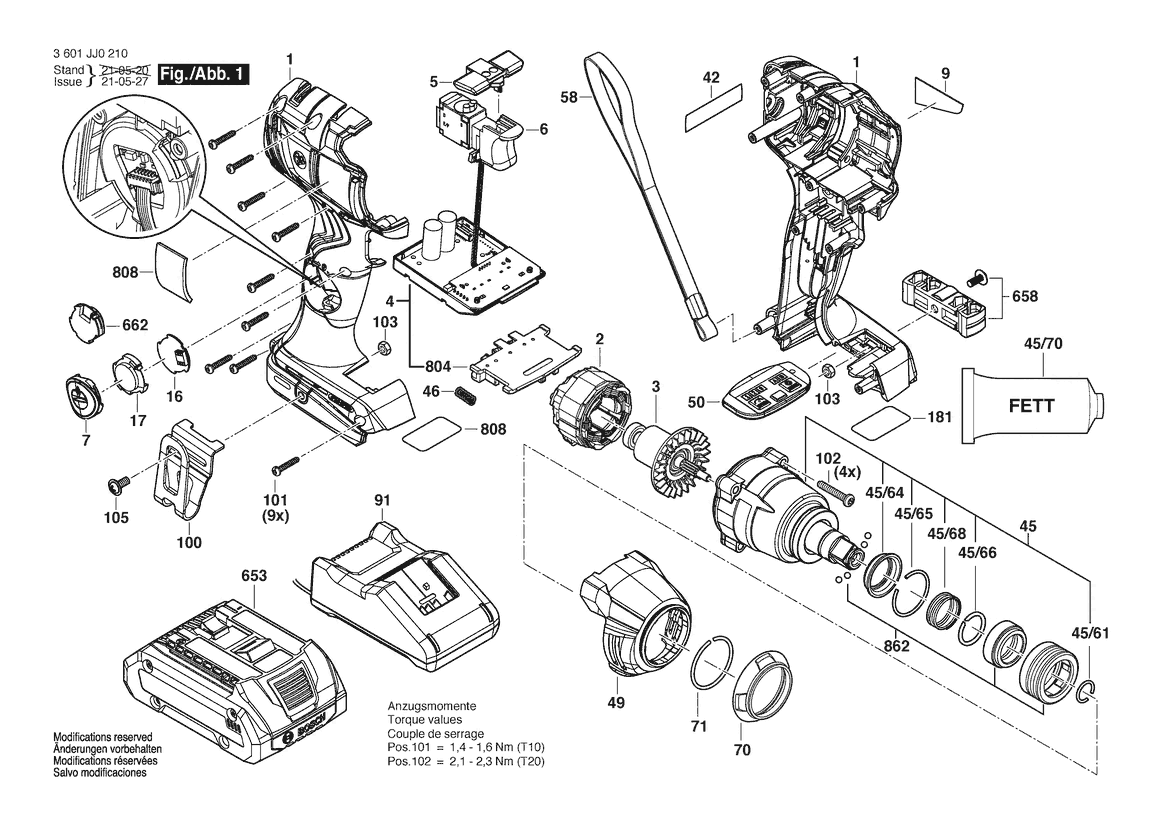GDX18V-1860C - 3 601 JJ0 210 | Bosch Professional power tools