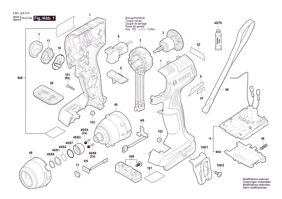 GDR18V-1950C - 3 601 JL6 010 | Bosch Professional power tools
