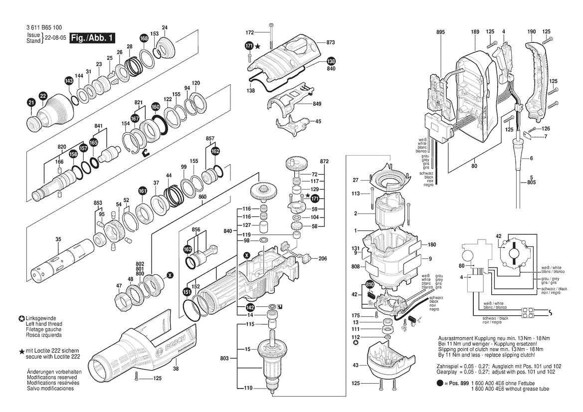 GBH 8 45 D 3 611 B65 160 Product Detail Page Power Tools